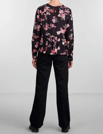 Bluza Pieces, negru
