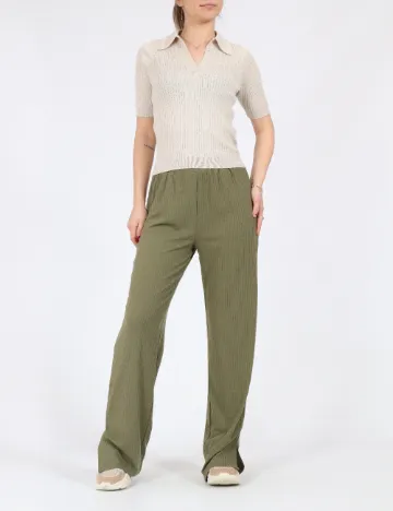 Pantaloni Pieces, verde