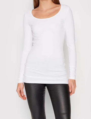 Bluza Vero Moda, alb Alb