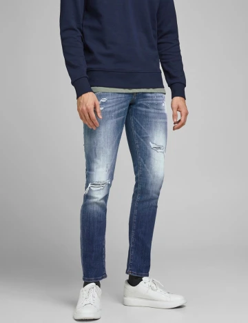 Blugi Jack&Jones, albastru Albastru