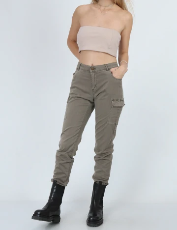 Pantaloni Bon a Parte, bej Crem