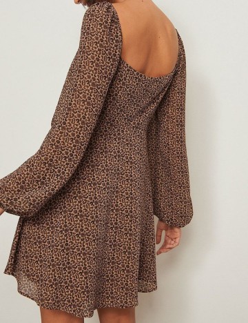 Rochie scurta NA-KD, animal print