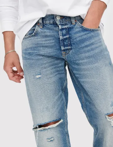 Blugi Only, albastru Albastru