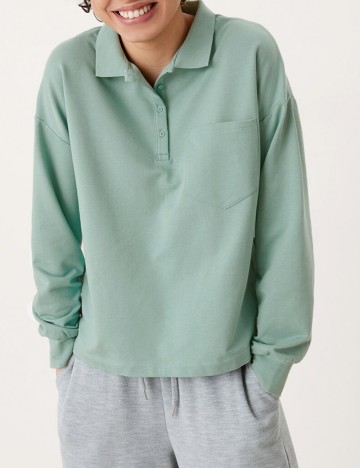 Bluza Q/S, turcoaz