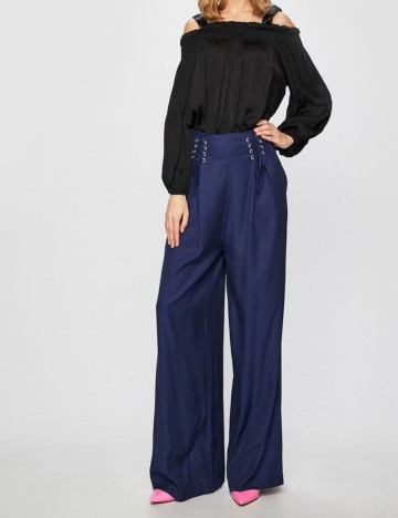 Pantaloni Guess, bleumarin