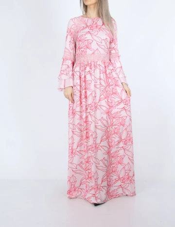 Rochie lunga Guess, roz