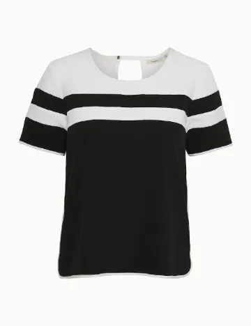 Bluza Dranella, alb/negru