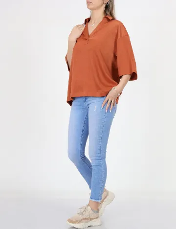 Bluza Fransa, maro