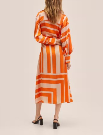 Rochie medie Mango, portocaliu