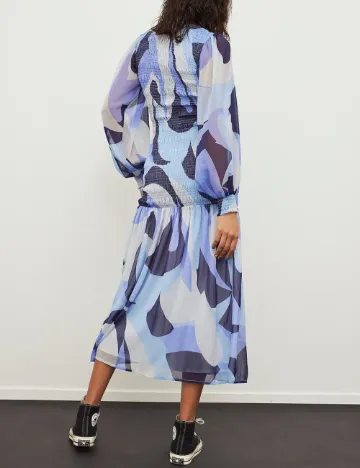 Rochie medie NA-KD, albastru