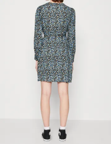 Rochie scurta Pieces, albastru