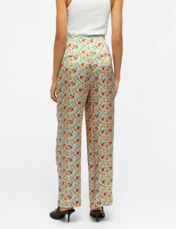 Pantaloni Object, floral