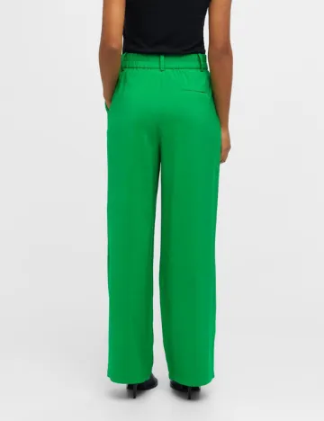 Pantaloni Object, verde Verde