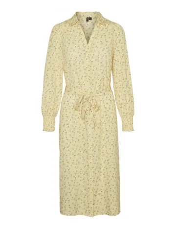 Rochie medie Vero Moda, galben