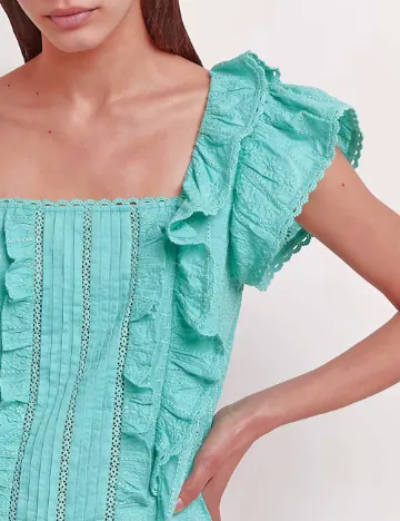 Bluza River Island, turcoaz