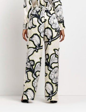 Pantaloni River Island, crem
