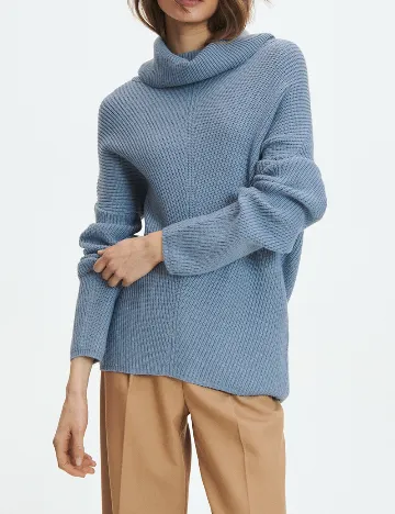 Pulover Oversize Reserved, albastru Albastru