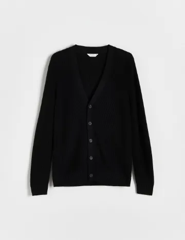 Cardigan Reserved, negru Negru