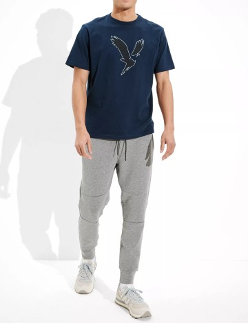 Tricou American Eagle, bleumarin inchis