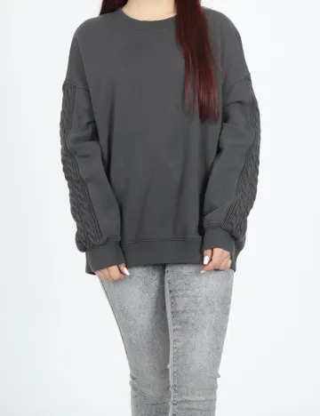 Bluza Aerie, gri inchis Gri
