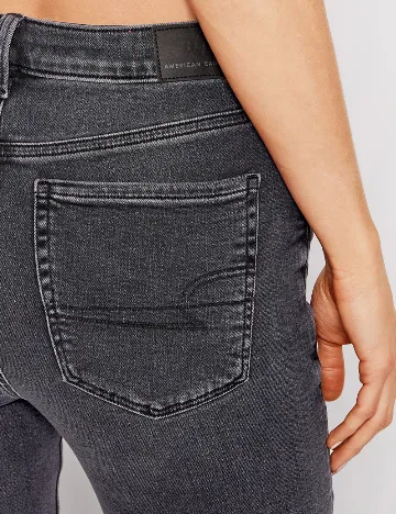 Blugi American Eagle, gri inchis
