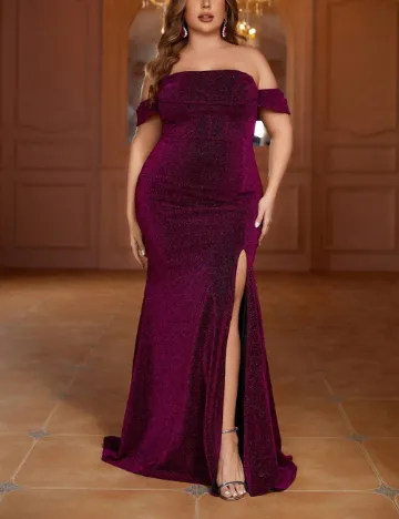 Rochie lunga SHEIN CURVE, mov Mov