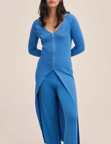 Cardigan Mango, albastru Albastru