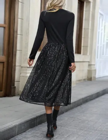 Rochie medie SHEIN, negru Negru