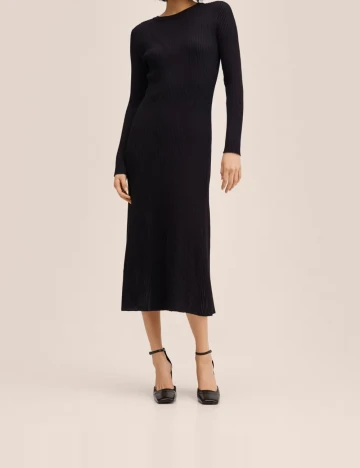 Rochie medie Mango, negru
