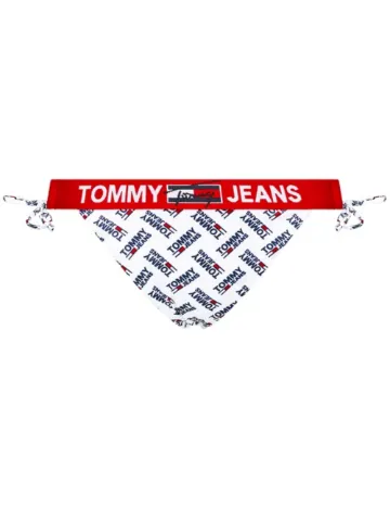 Chilot de  baie Tommy Jeans, alb Alb