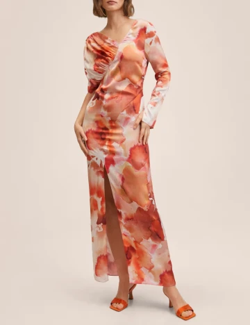Rochie lunga Mango, mix culori Mix culori