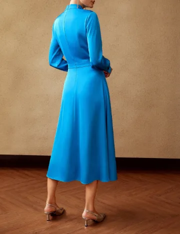 Rochie medie MOTF, albastru Albastru