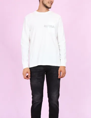 Bluza American Eagle, alb