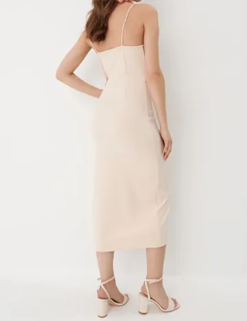 Rochie medie Mohito, nude