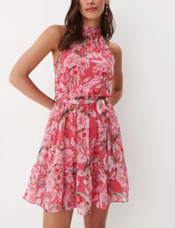 Rochie scurta Mohito, roz Roz