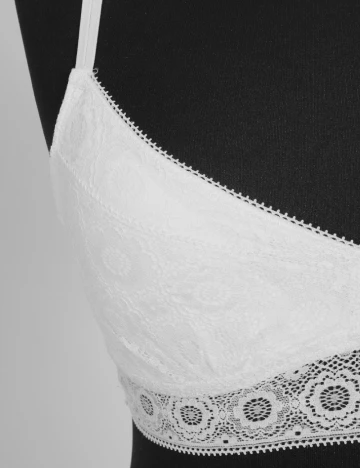 Sutien Aerie, ecru Alb