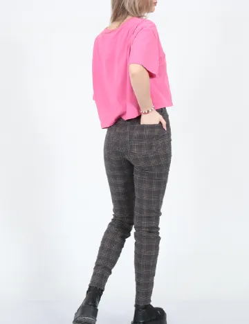 Pantaloni American Eagle, gri petrol