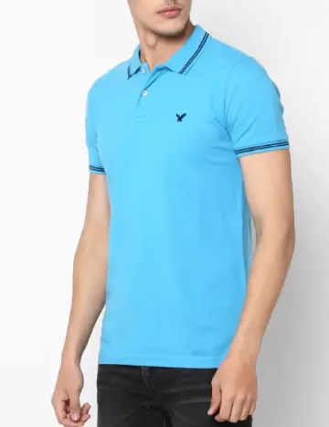 Tricou American Eagle, albastru Albastru