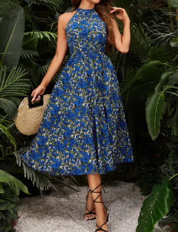 Rochie medie SHEIN, floral print Floral print