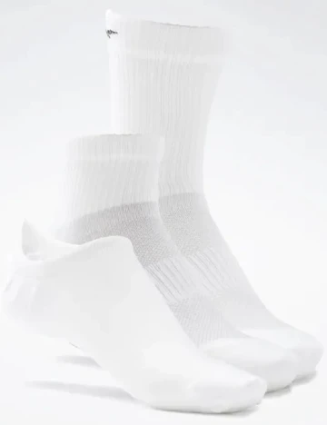 Set sosete Reebok, alb