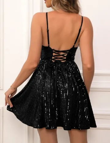 Rochie scurta SHEIN, negru Negru