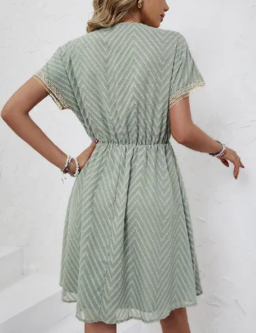 Rochie scurta SHEIN, verde Verde