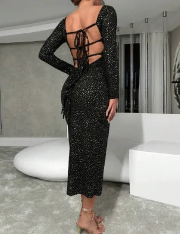Rochie lunga SHEIN, negru Negru