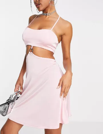 Rochie scurta AsYou, roz Roz