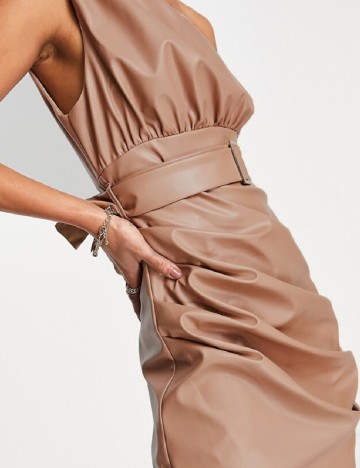 Rochie medie ASOS, maro