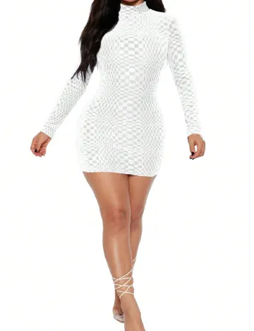 Rochie scurta SHEIN, alb
