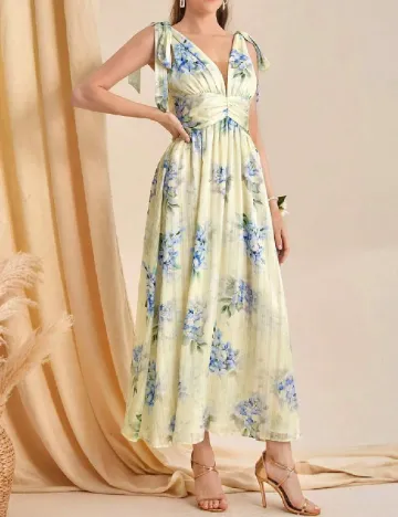 Rochie lunga SHEIN, floral Floral print