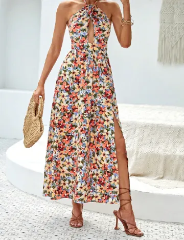 Rochie lunga SHEIN, floral print Floral print