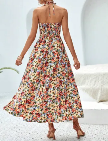 Rochie lunga SHEIN, floral print Floral print