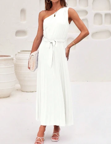 Rochie lunga SHEIN, alb Alb